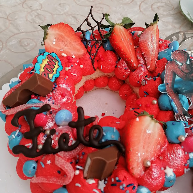 Spiderman-erdbeer-geburtstags-torte