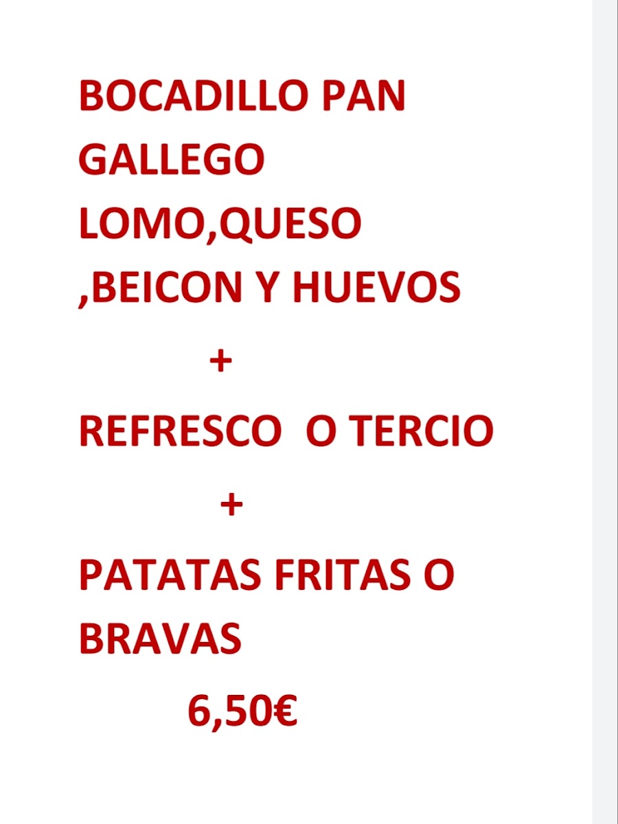 Cerveceria torino menu board