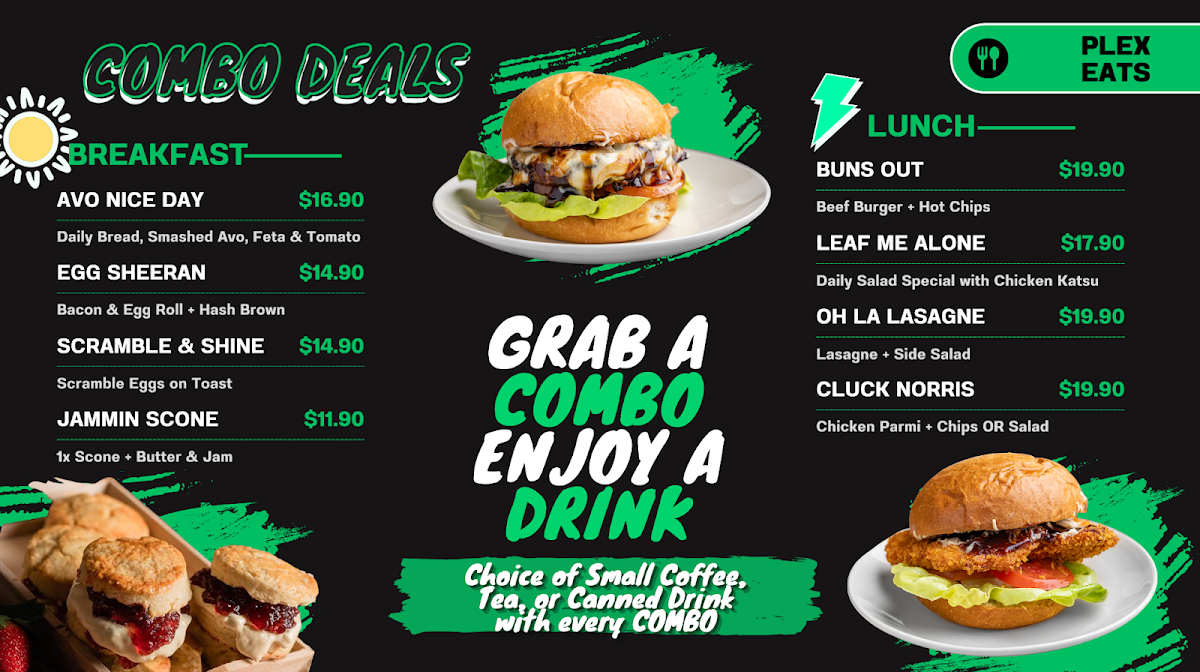 Get Grilled at Metroplex menu board