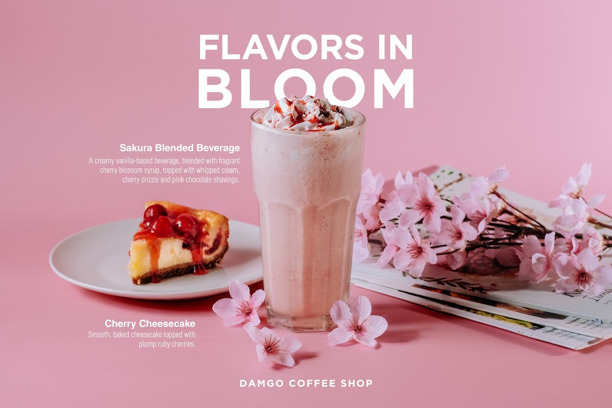 Damgo Coffee Shop menu board