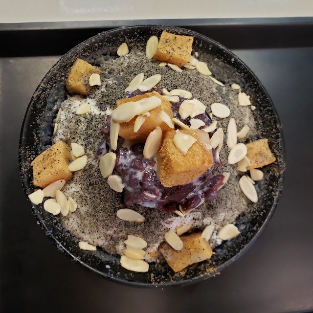 흑임자팥빙수