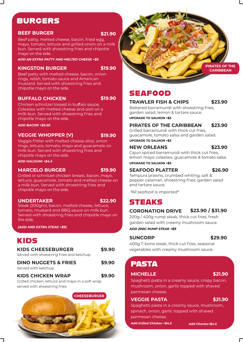 107 Coffee Terminal / Sabroso Spring Mountain menu board