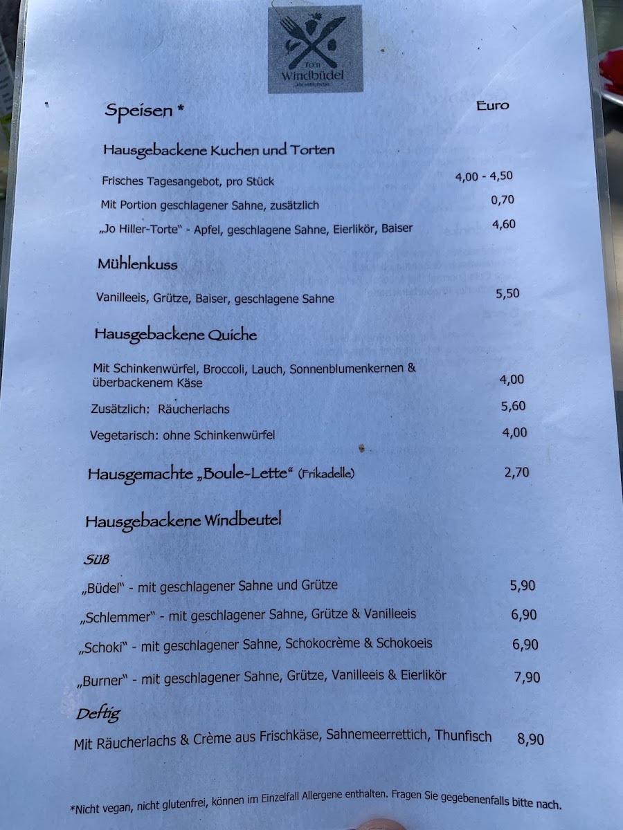 To'n Windbüdel menu board