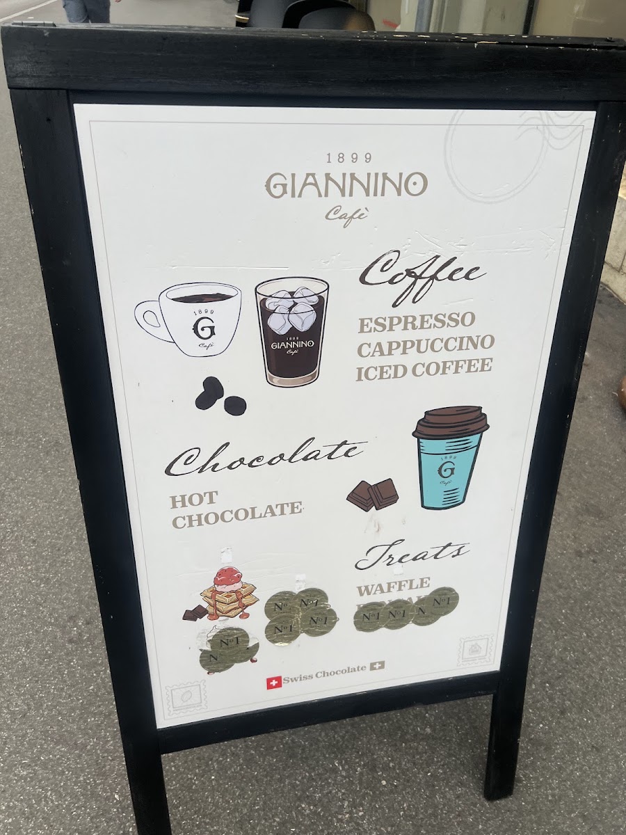 Gianninocafè1899 menu board