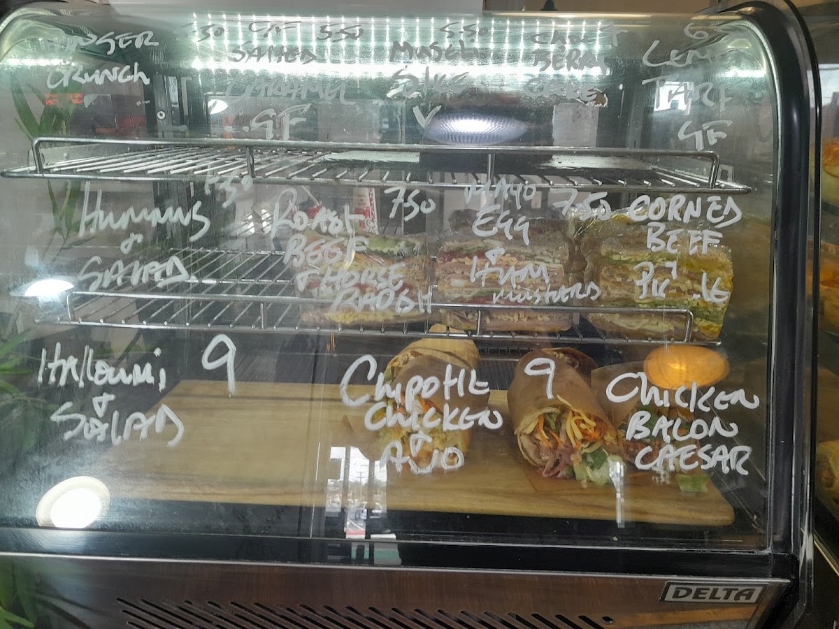 Tiger Town Cafe menu board