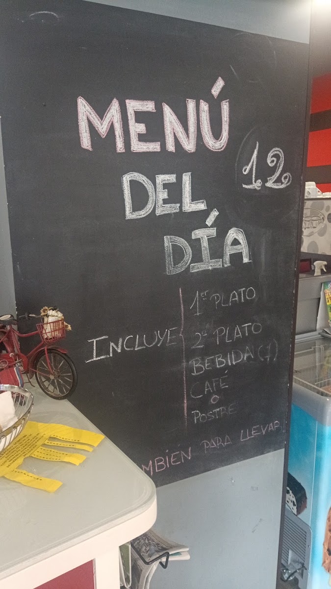 Puro Sabor menu board