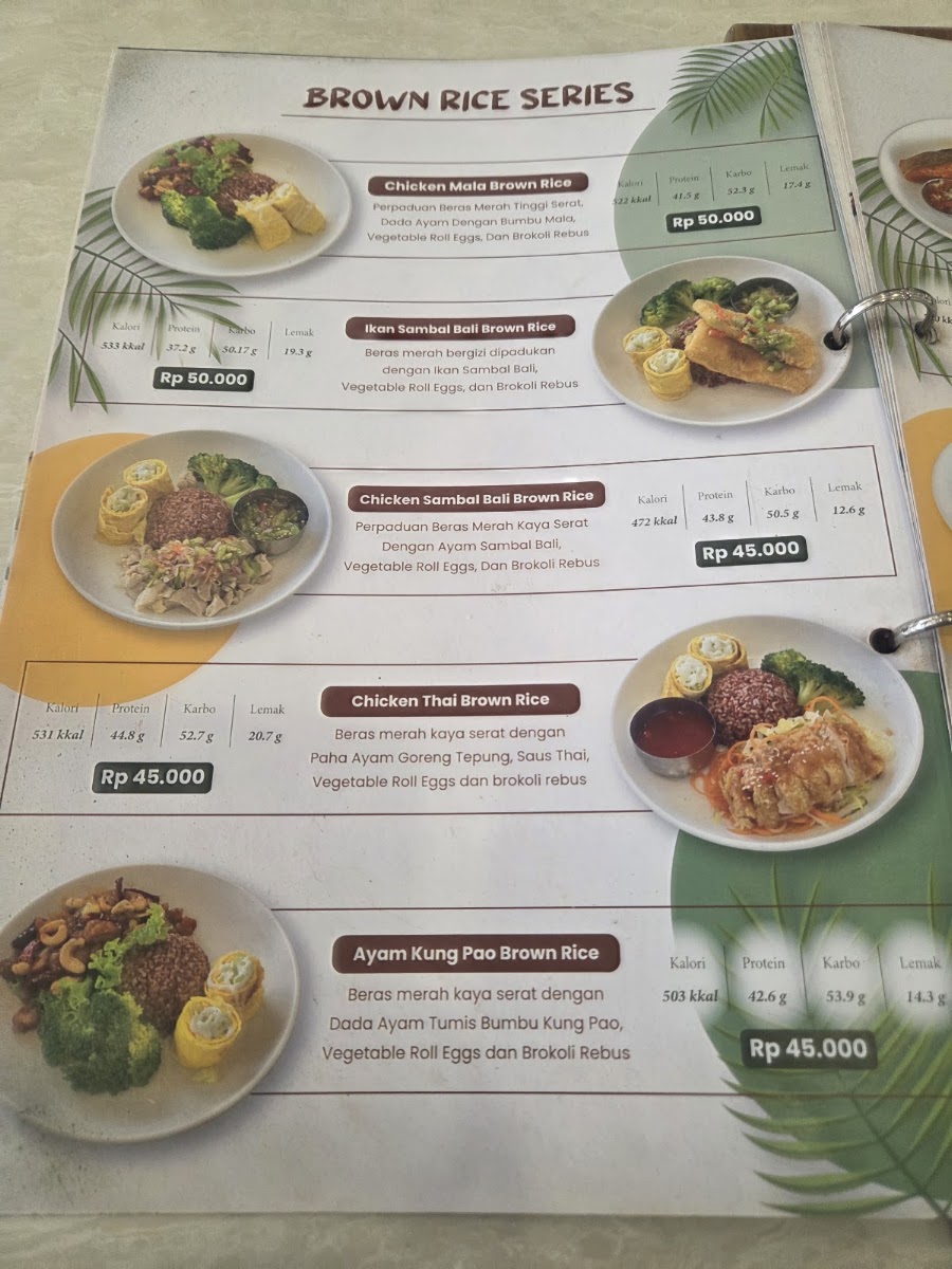 Ai Volla Cafe menu board