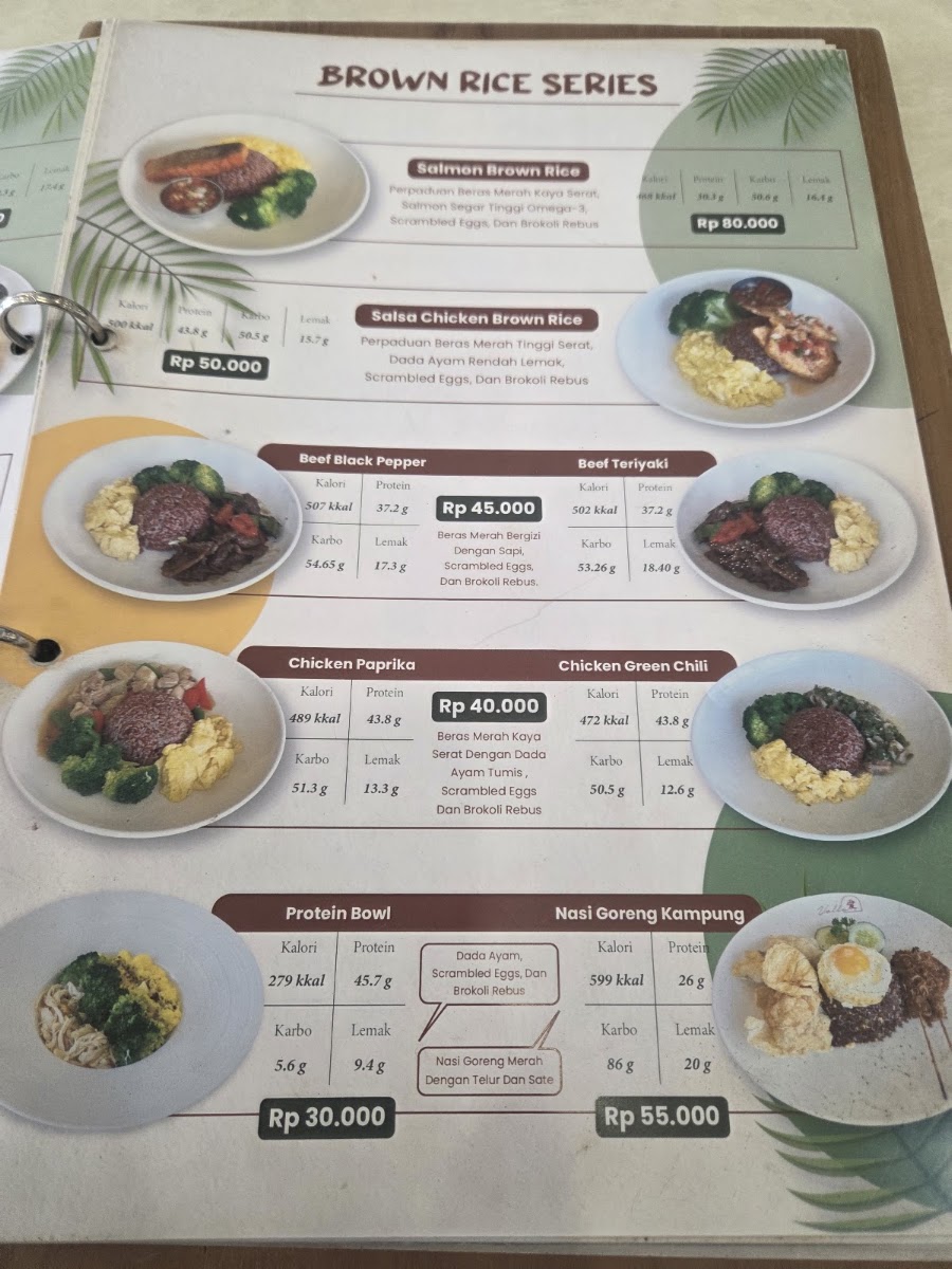Ai Volla Cafe menu board