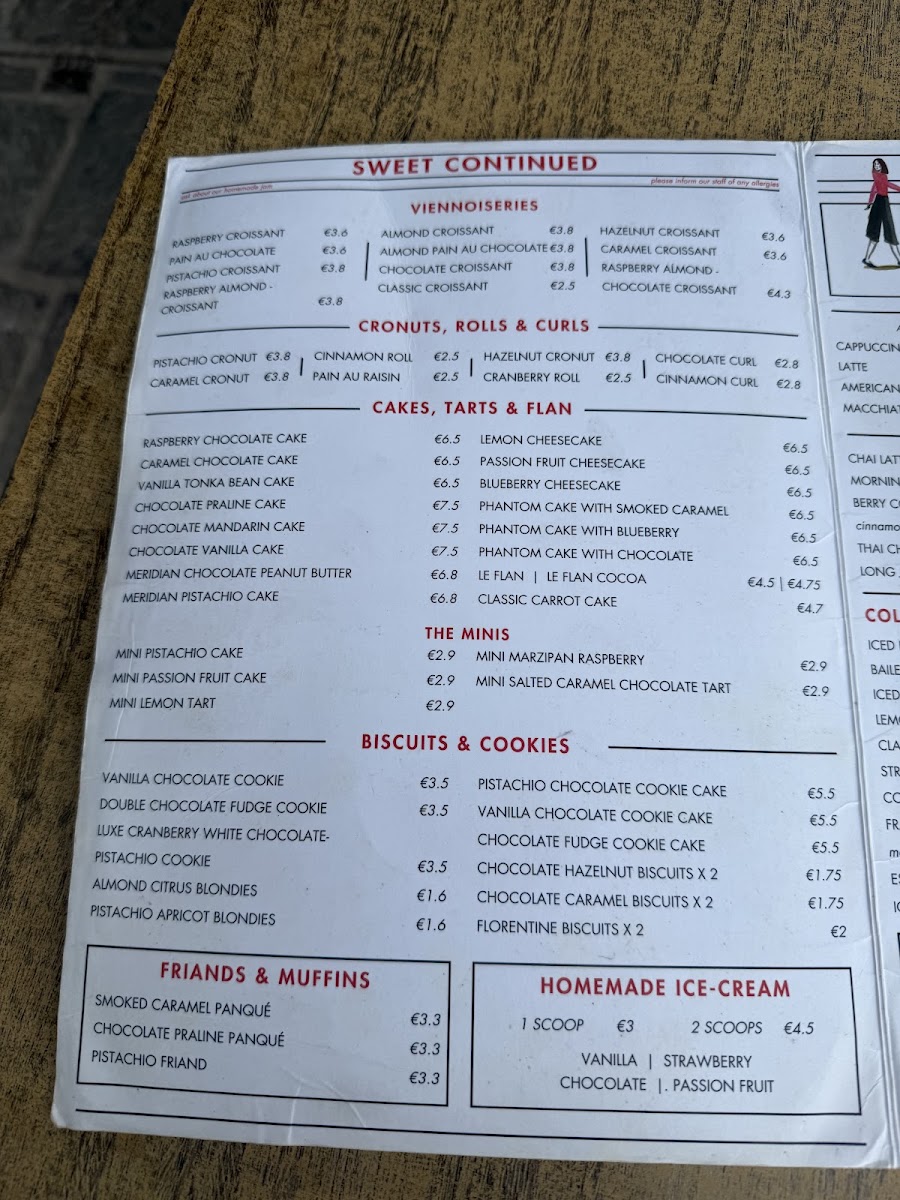 SUNDAY IN SCOTLAND menu board
