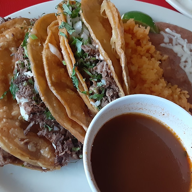 Street Tacos with Rice Beans