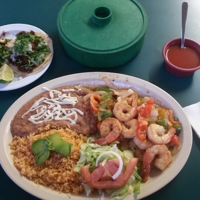 Fajitas d' Camarones
