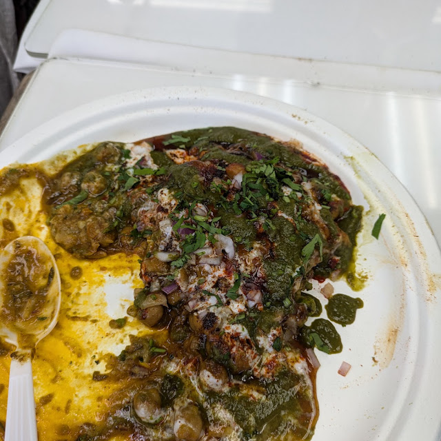Aloo Samosa Chaat