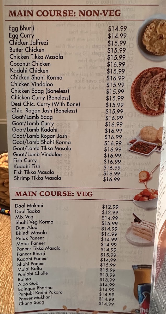 Jalebi Baby (Taste of Punjab) menu board