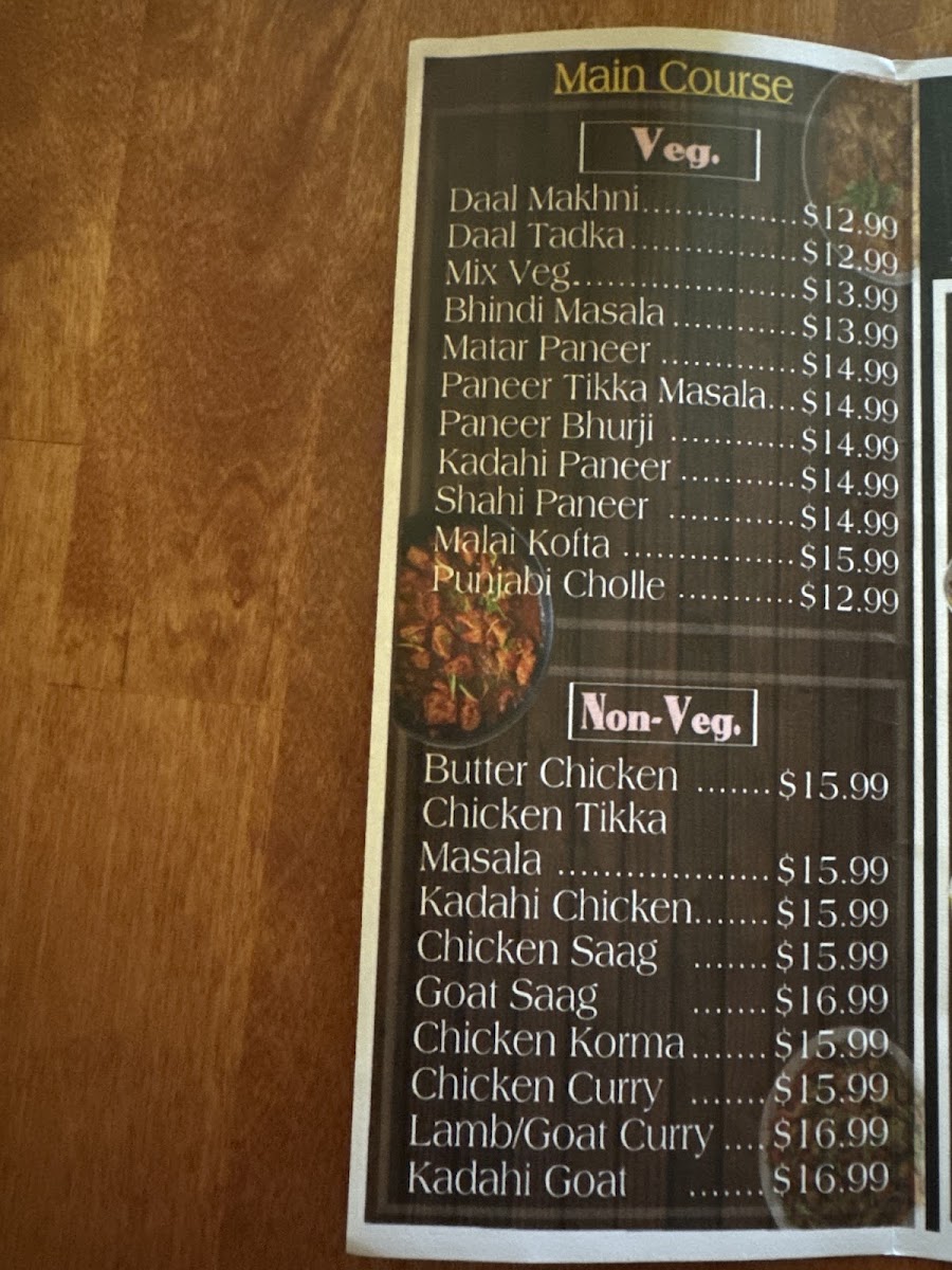 Jalebi Baby (Taste of Punjab) menu board