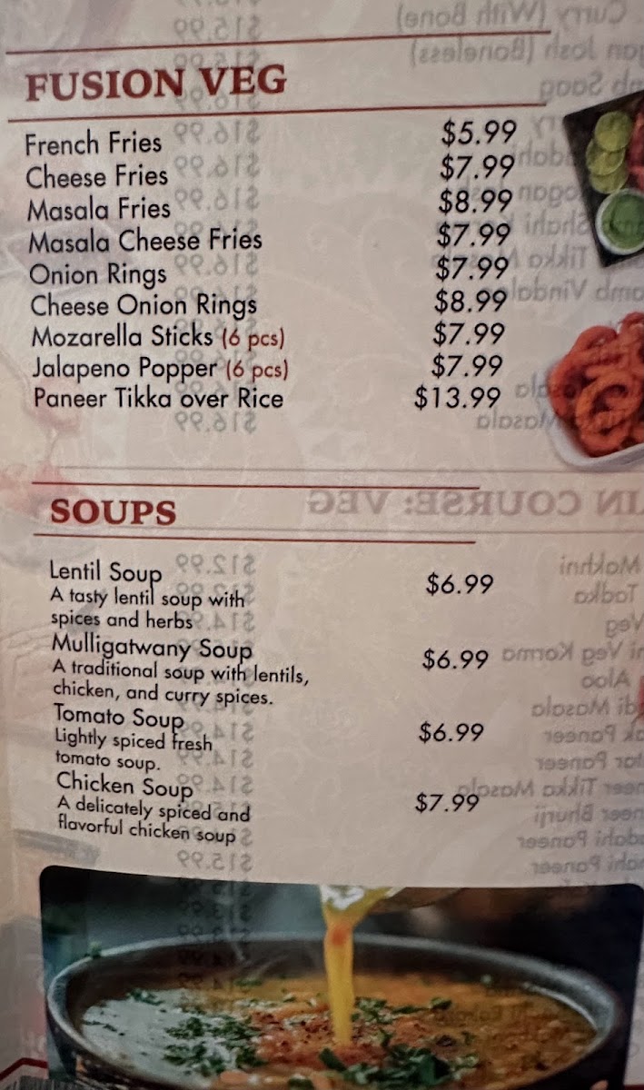 Jalebi Baby (Taste of Punjab) menu board