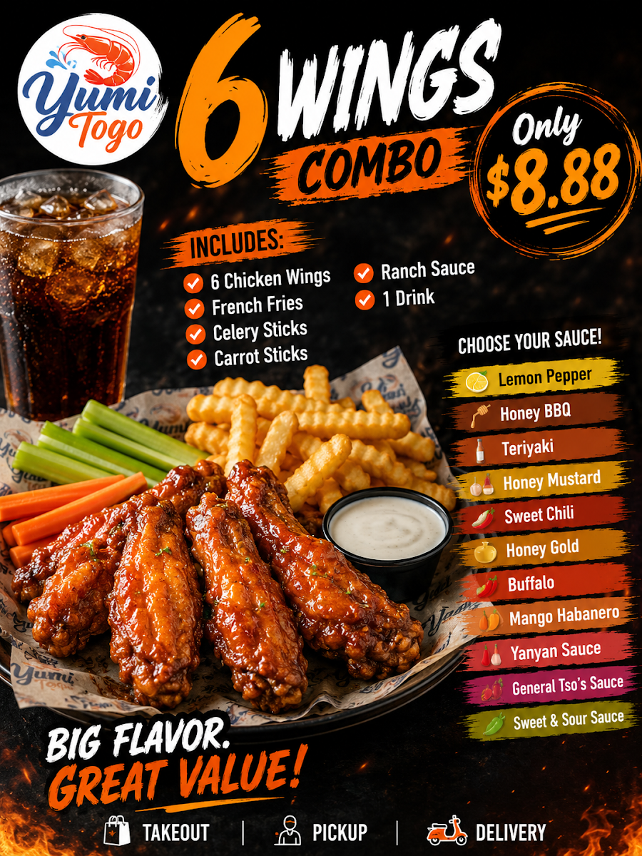 yumi togo menu board