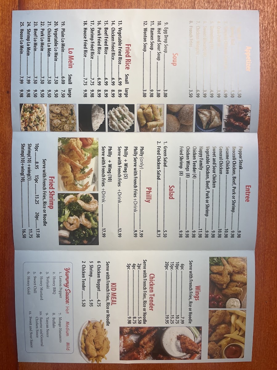 yumi togo menu board