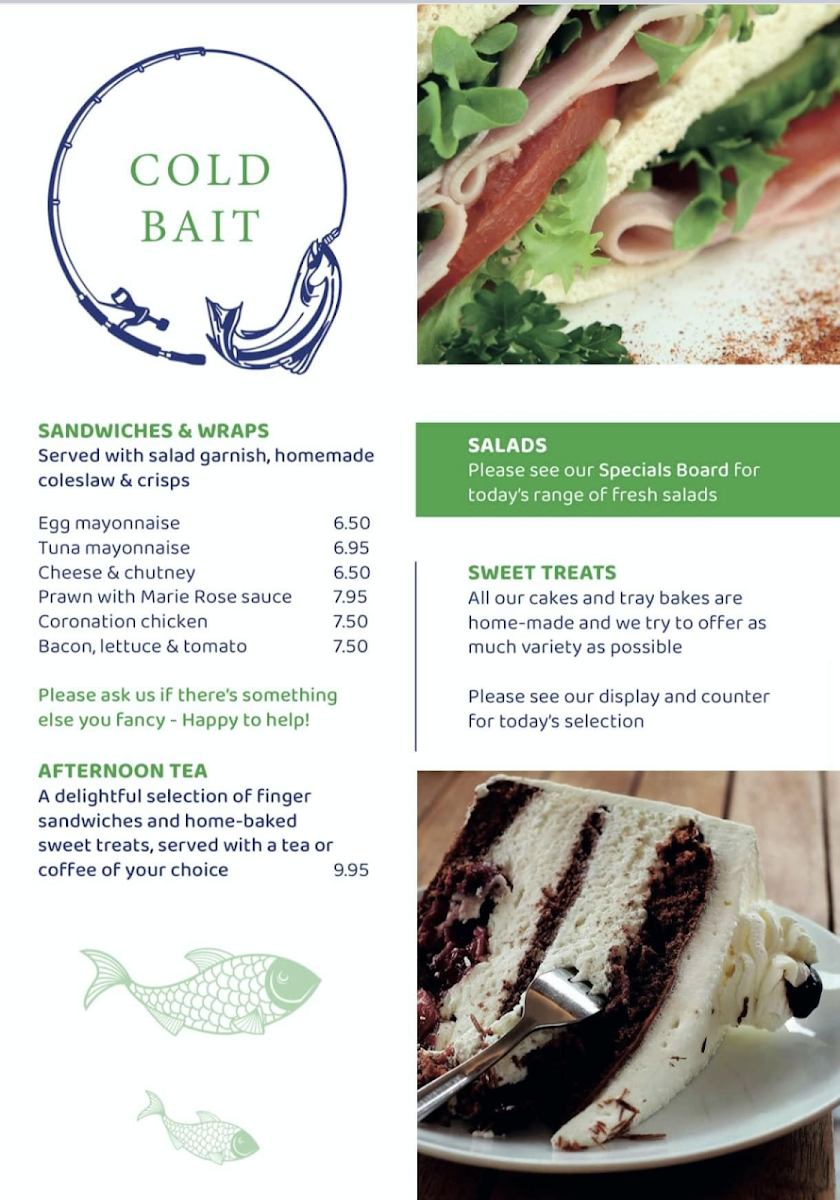 Parklands cafe menu board