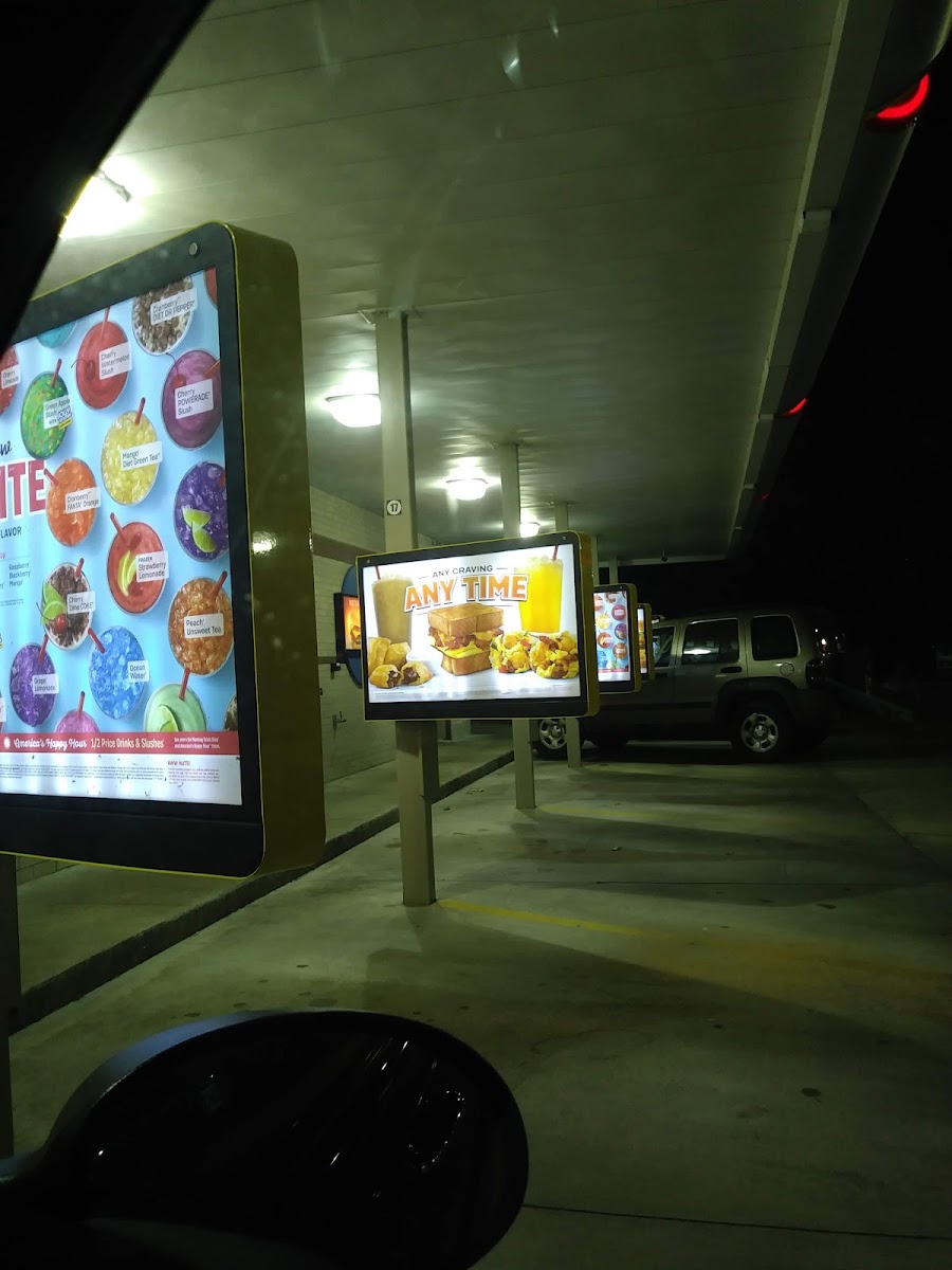 Sonic Drive-In menu board