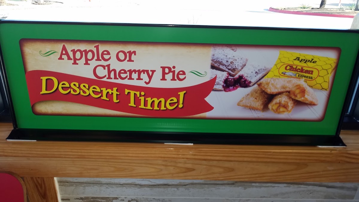 Chicken Express menu board