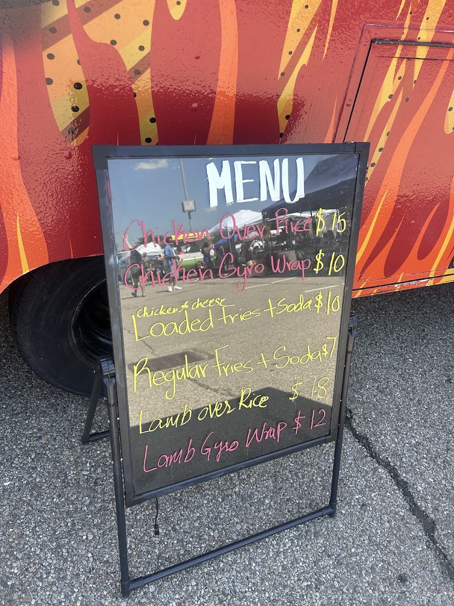 Navishotspot menu board