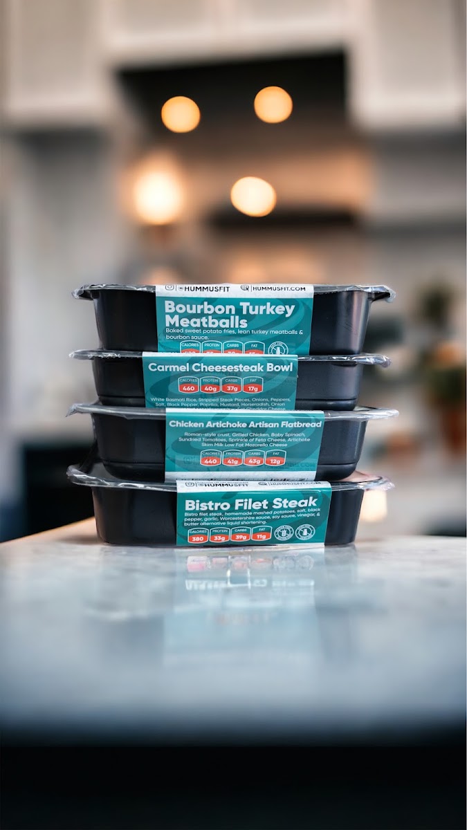 Hummus Fit menu board