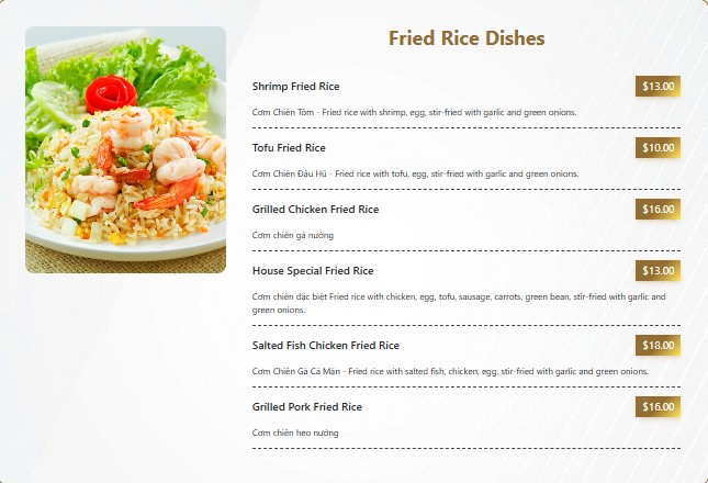 DateCafe – Pho, Coffee & Bubble Tea menu board