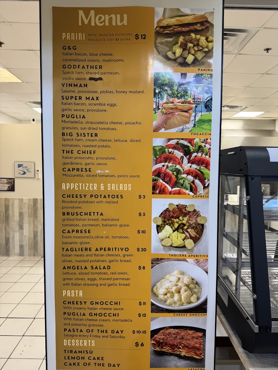 G&G Pronto menu board