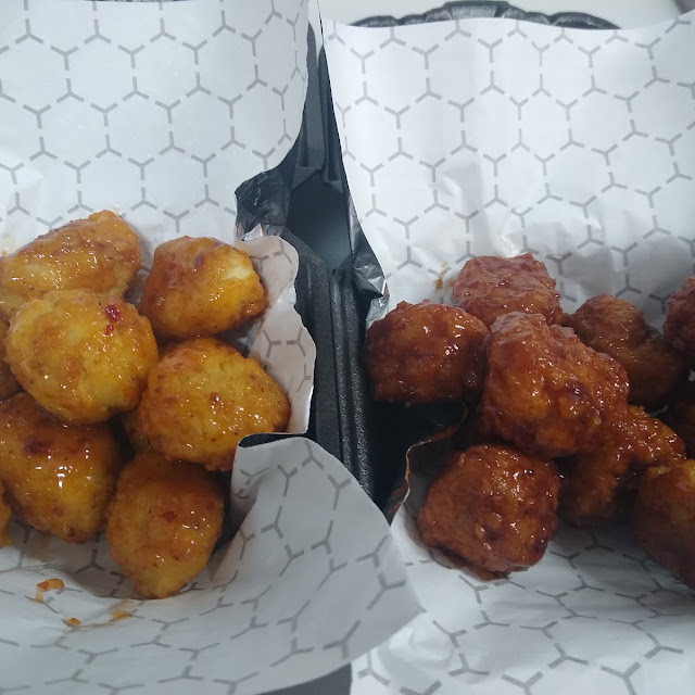 Garlic Parm & BBQ Boneless Chicken Wings