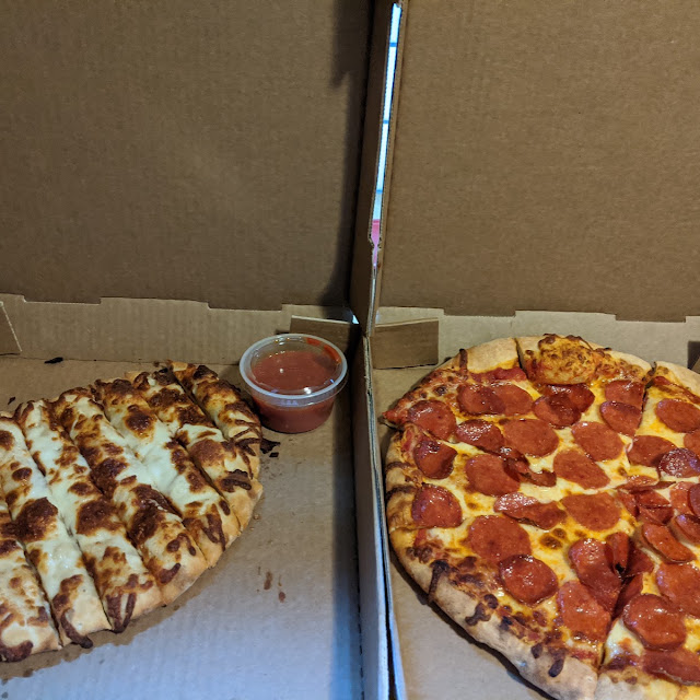 Medium Pepperoni and Medium Cheese Sticks