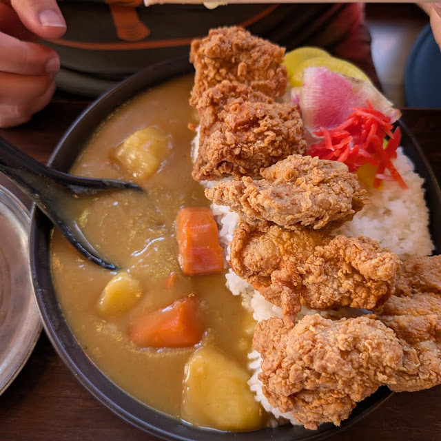 Chicken Karaage Curry Rice