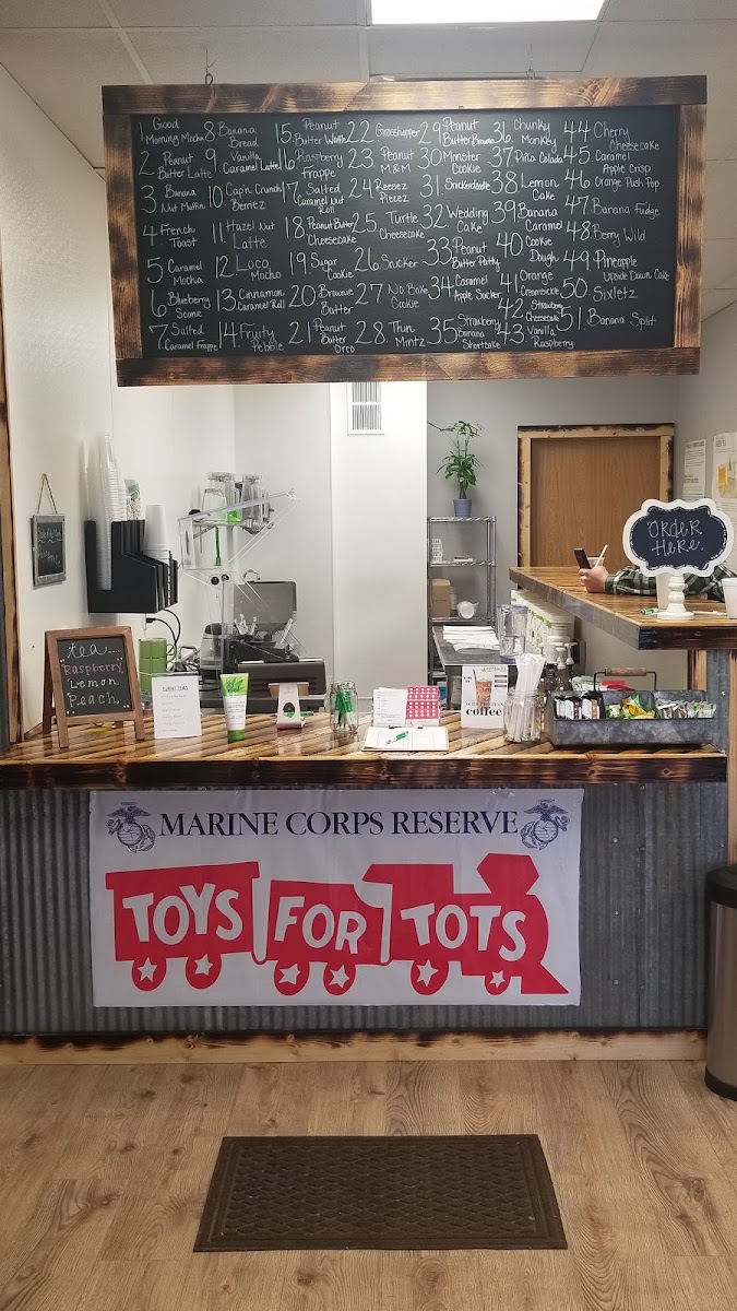 Purpose Nutrition menu board