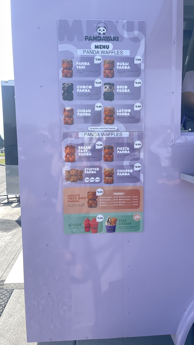 Pandayaki menu board