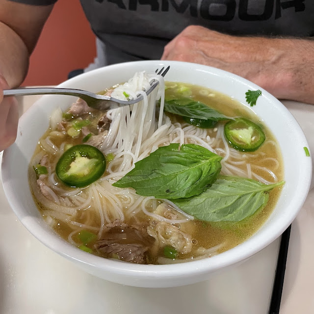 Side of Pho Noodle with Broth