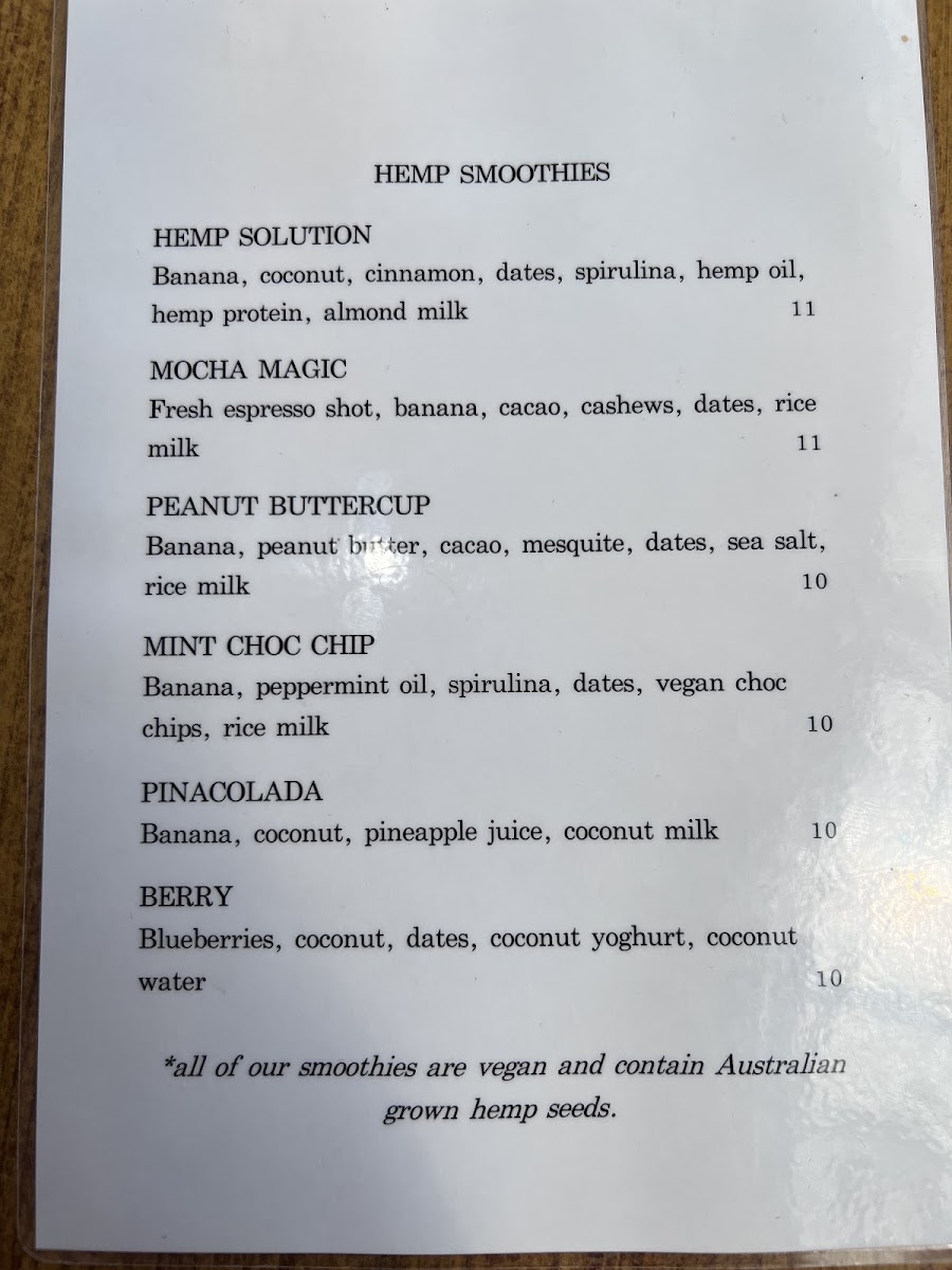 Boneless Cafe menu board