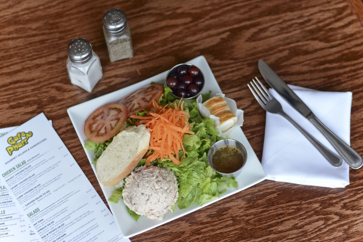 The Hungry Peach / Cafe at Pharr Dunwoody menu board