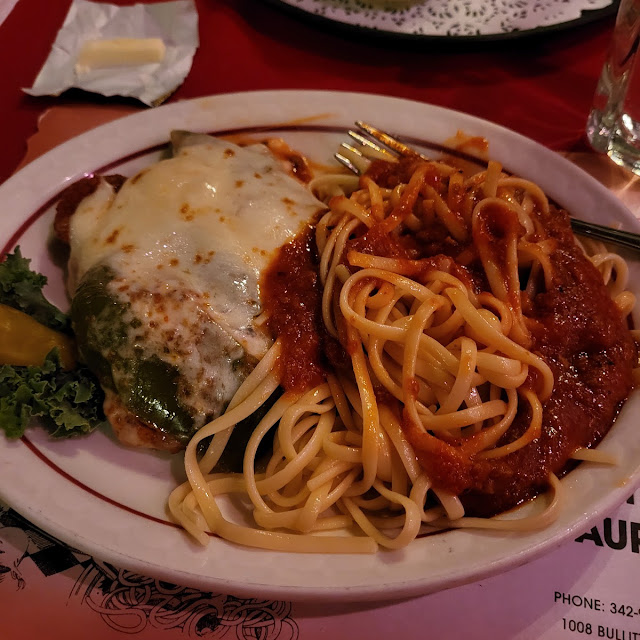 ckn Parmasan Special at Fazios