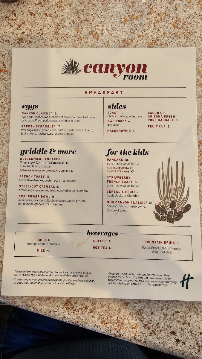 Canyon Room Restaurant