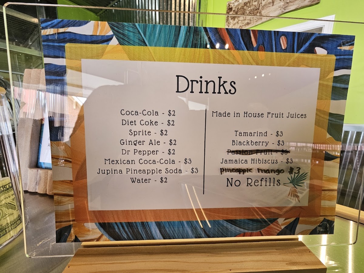 Roll-In Cuban menu board