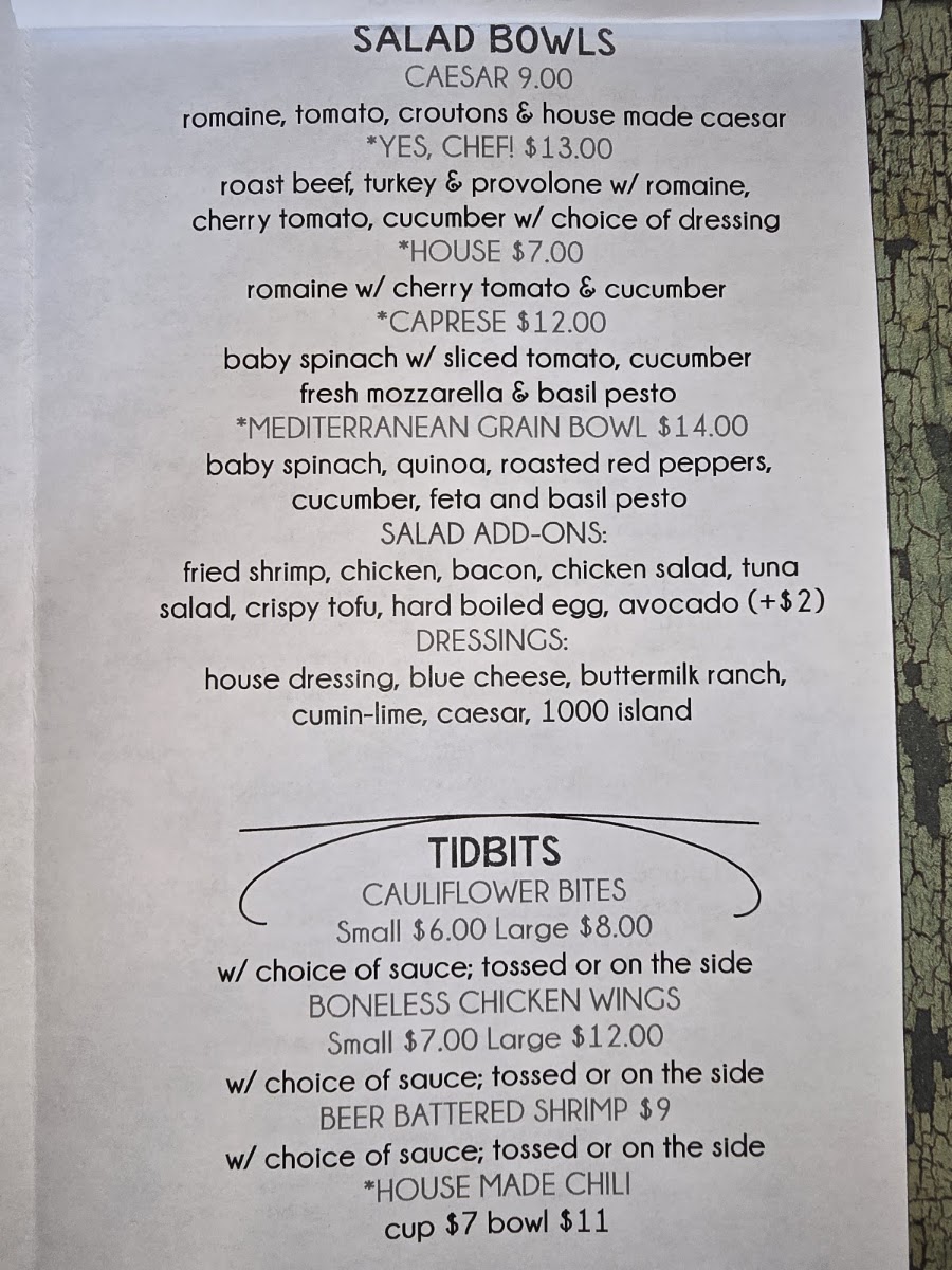 Echo Rise & Shine menu board