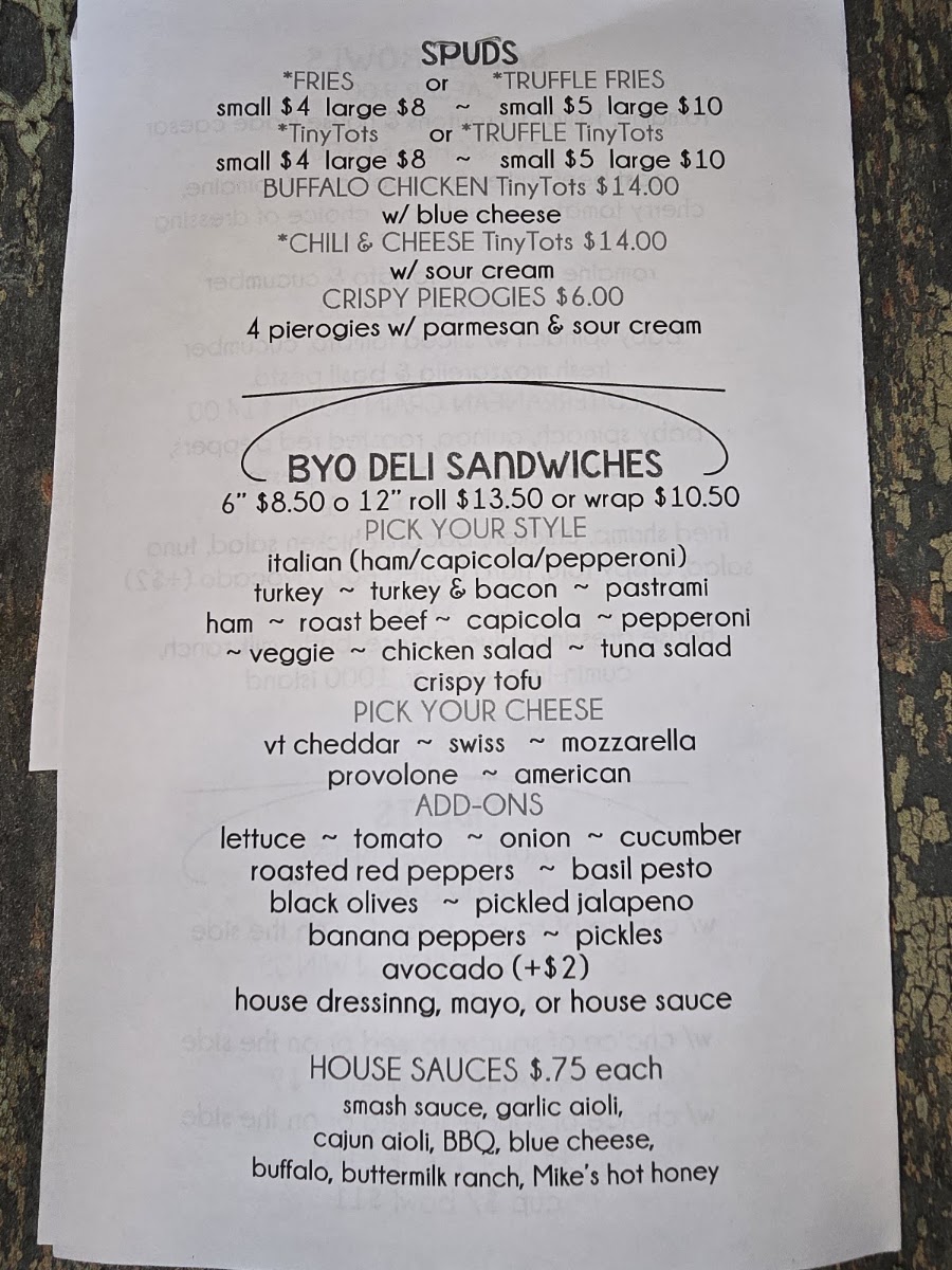 Echo Rise & Shine menu board