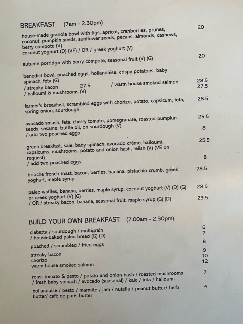 Eat Drink Laugh menu board