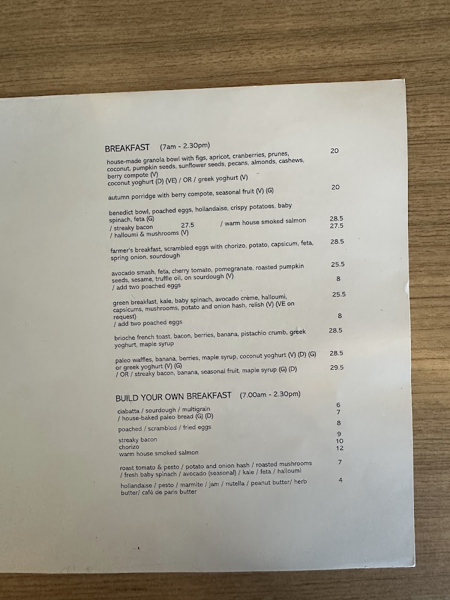 Eat Drink Laugh menu board