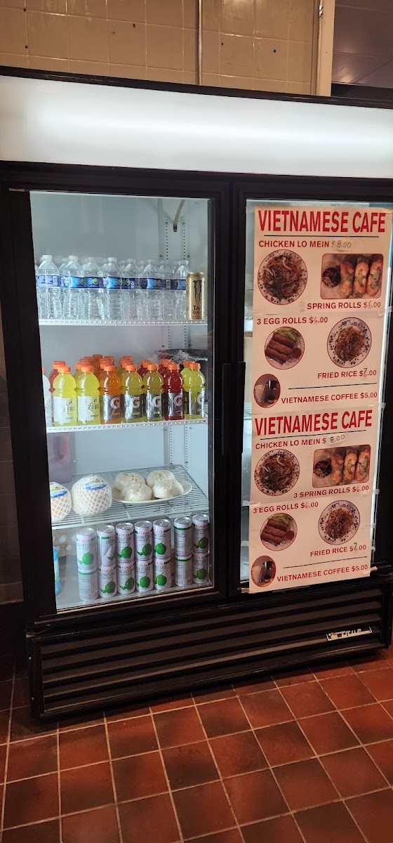 Vietnamese Cafe menu board