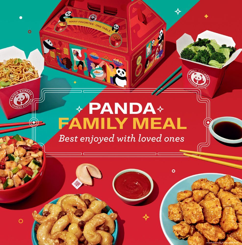 Panda Express menu board