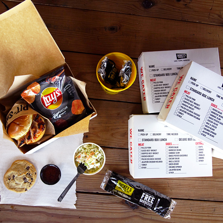 Dickey's Barbecue Pit menu board