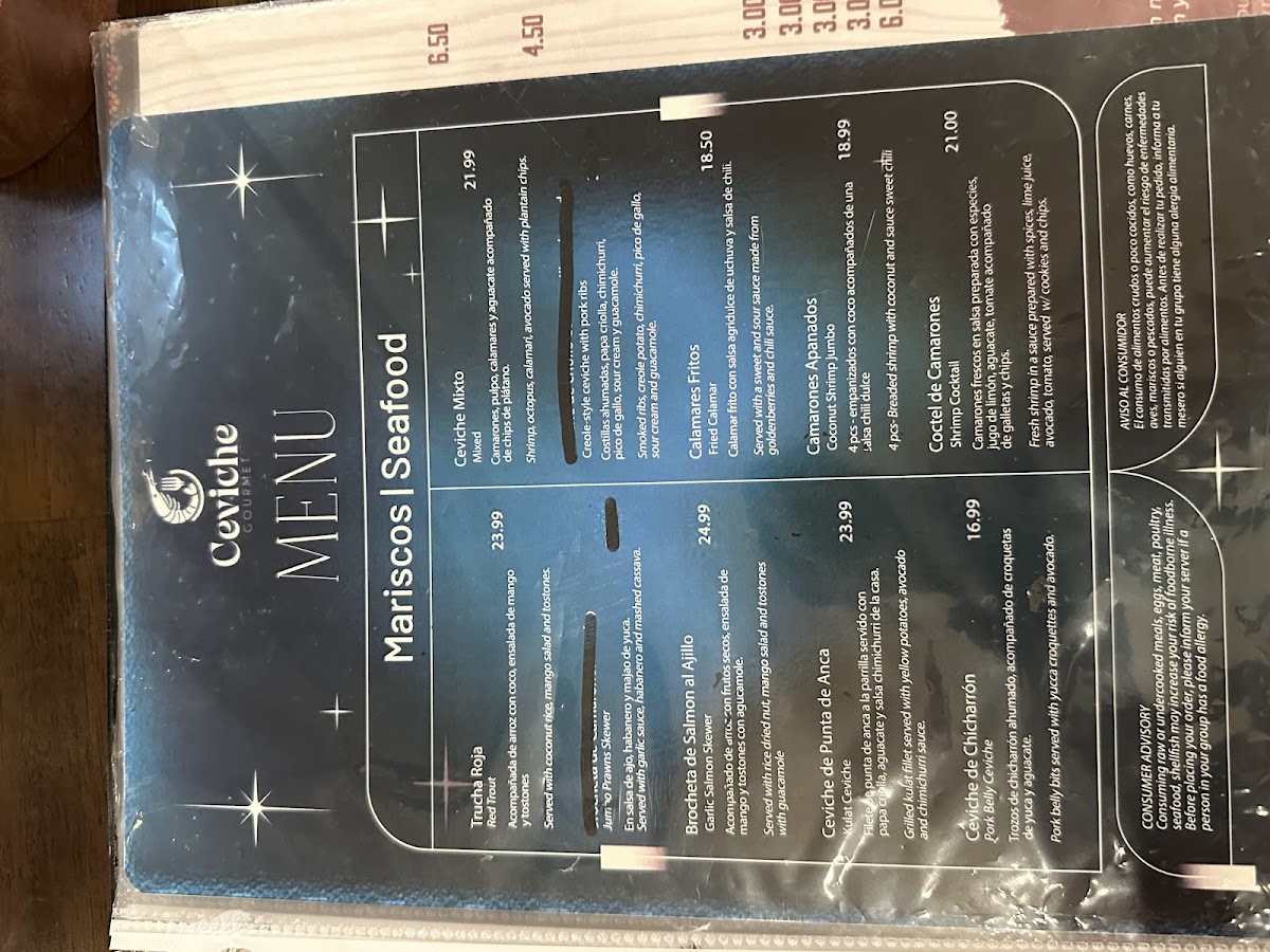 CAFETERIA Food Hall menu board