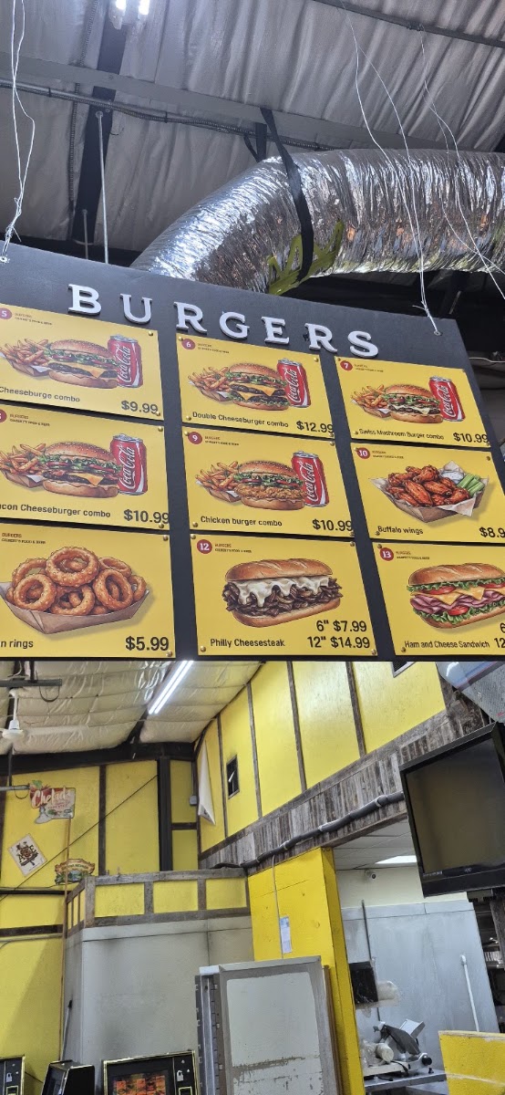 Gilbert's Food and Beer menu board