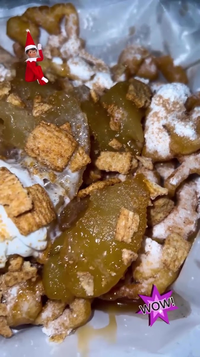 Decorative Funnel Cakes