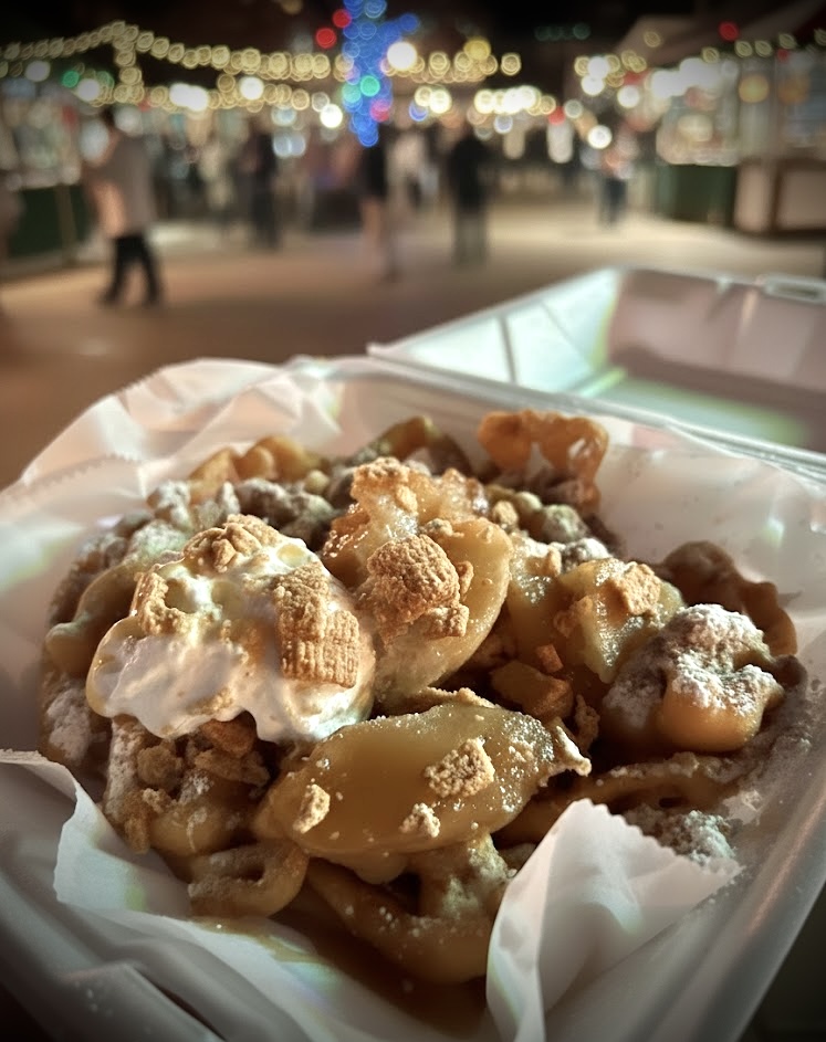 Decorative Funnel Cakes